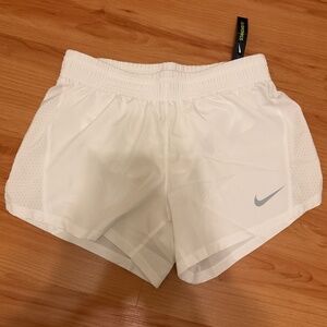 Nike DRI-FIT white shorts